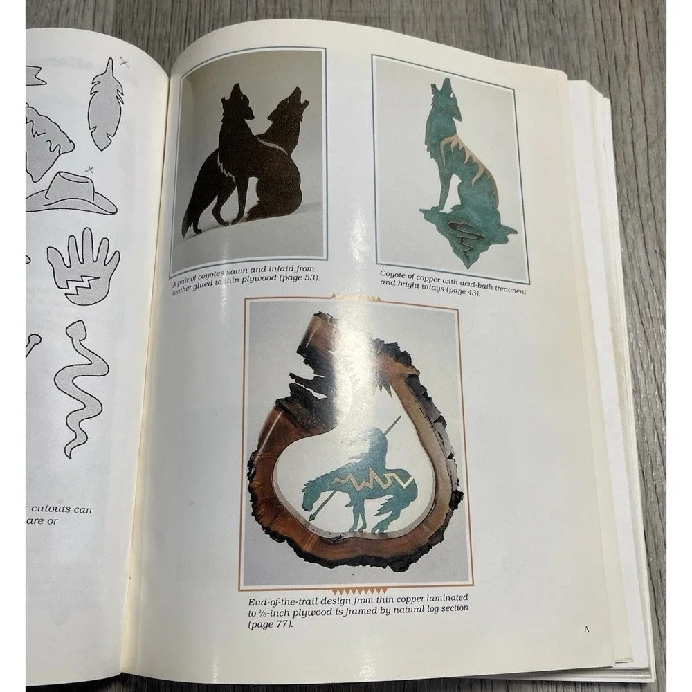 1994 PATRICK SPIELMAN WOODWORKING BOOK SOUTHWEST SCROLL SAW Pattens 200 Patterns